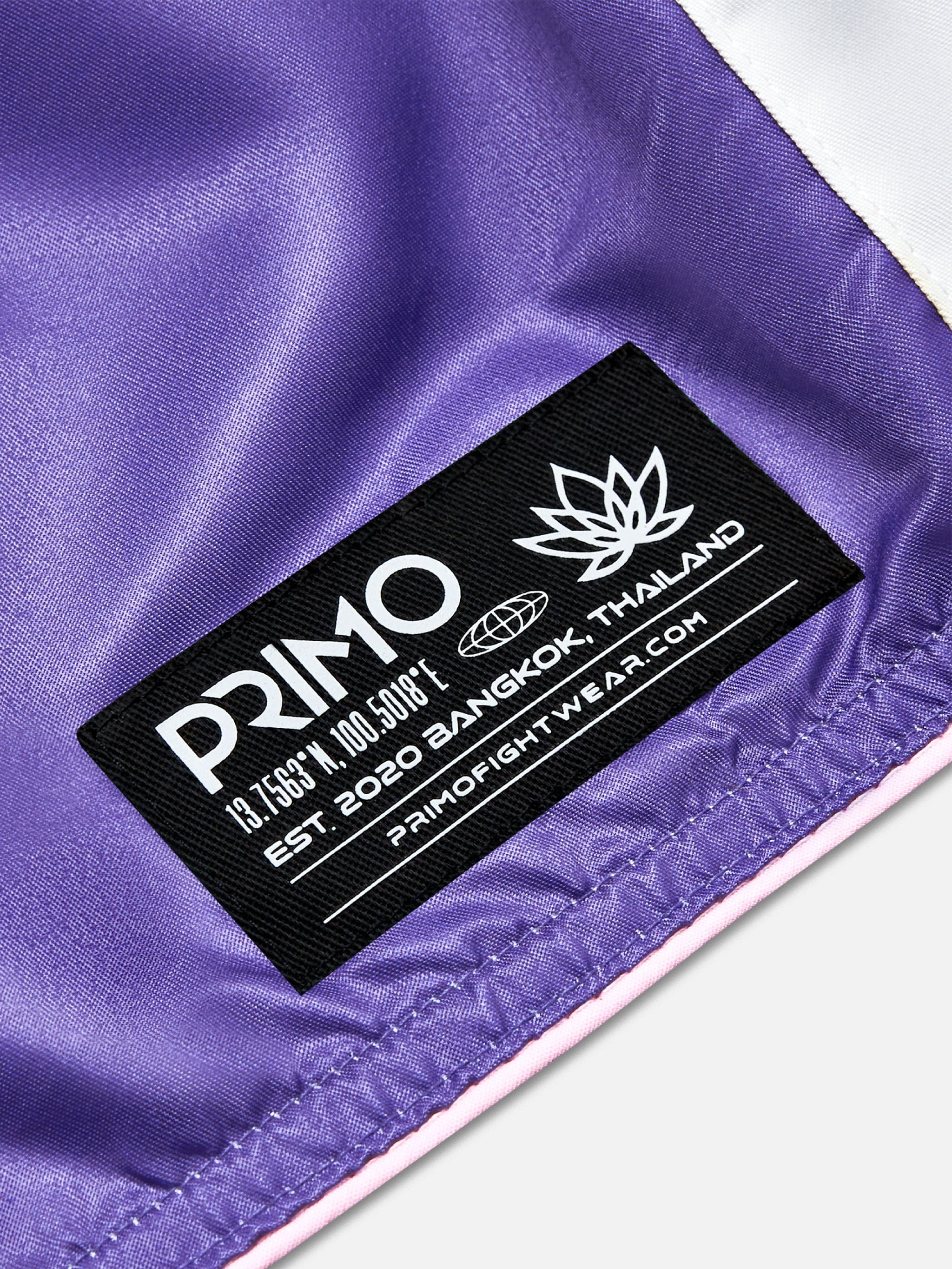 Primo Fight Wear Muay Thai Shorts - Trinity Series - Purple
