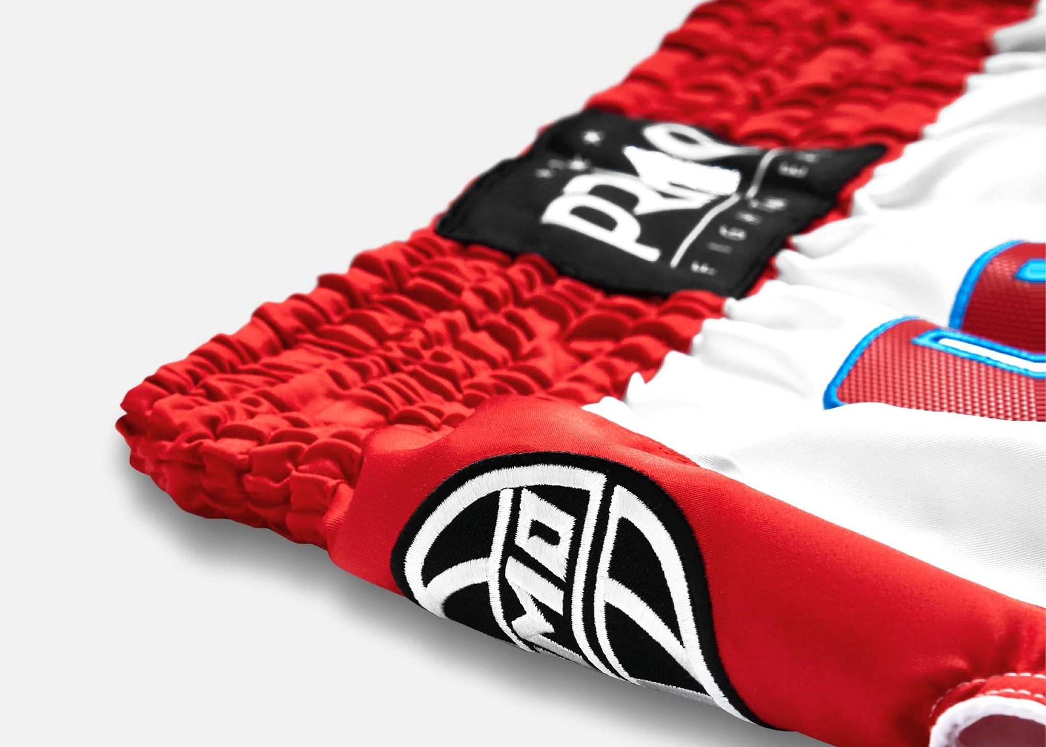 Primo Fight Wear Official Muay Thai Shorts - Trinity Series - Red