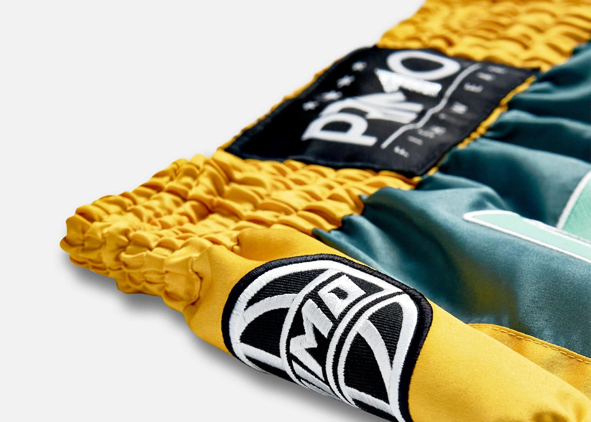 Primo Fight Wear Official Muay Thai Shorts - Trinity Series -  Teal