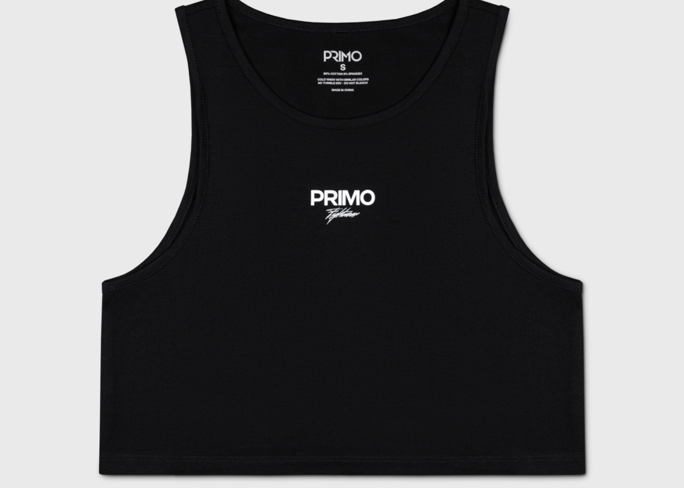 Primo Fight Wear Official Primo Baddy Crop - Black