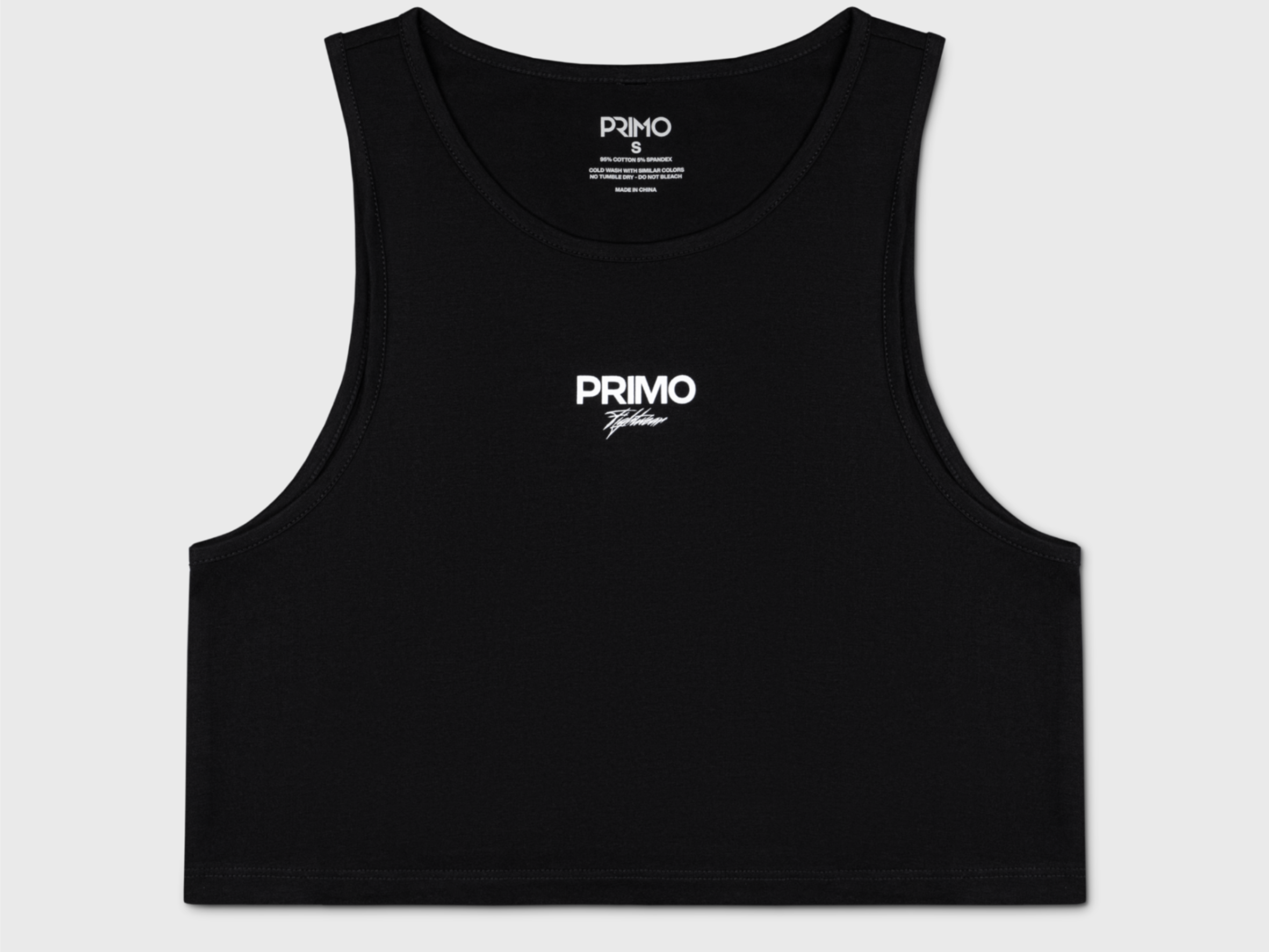 Primo Fight Wear Official Primo Baddy Crop - Black