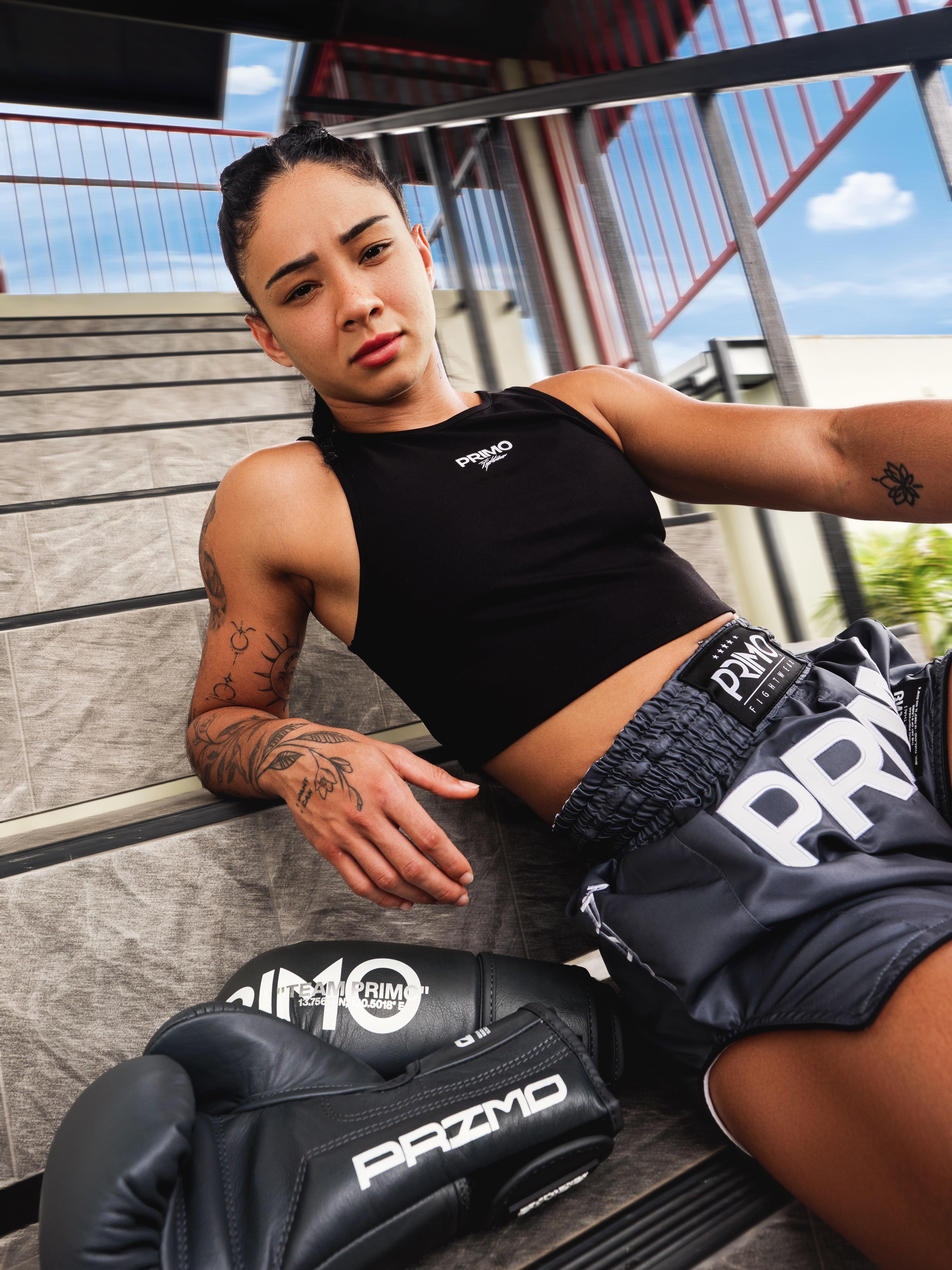 Primo Baddie Crop - Black – Primo Fightwear Official
