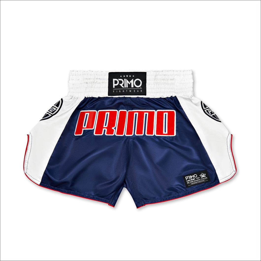 Trinity Series Microfiber Muay Thai Shorts - Navy Blue