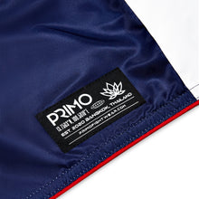 Load image into Gallery viewer, Trinity Series Microfiber Muay Thai Shorts - Navy Blue
