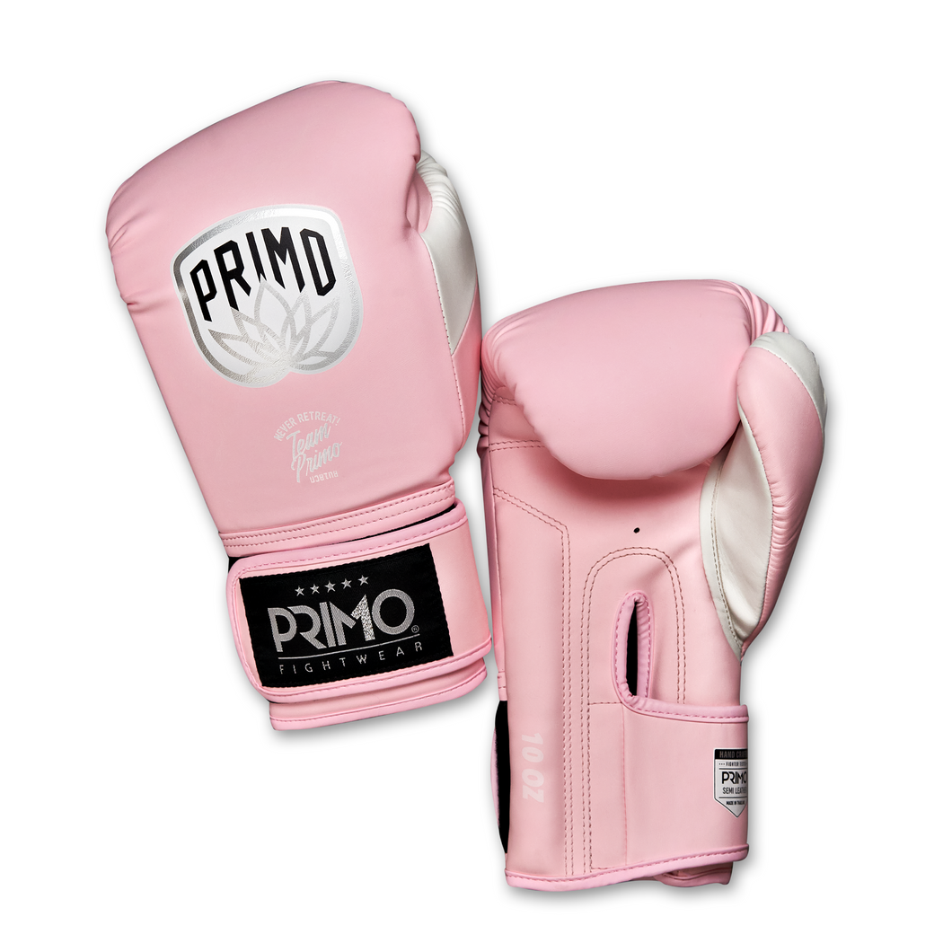 Emblem 2.0 Semi Leather Boxing Glove - Pink