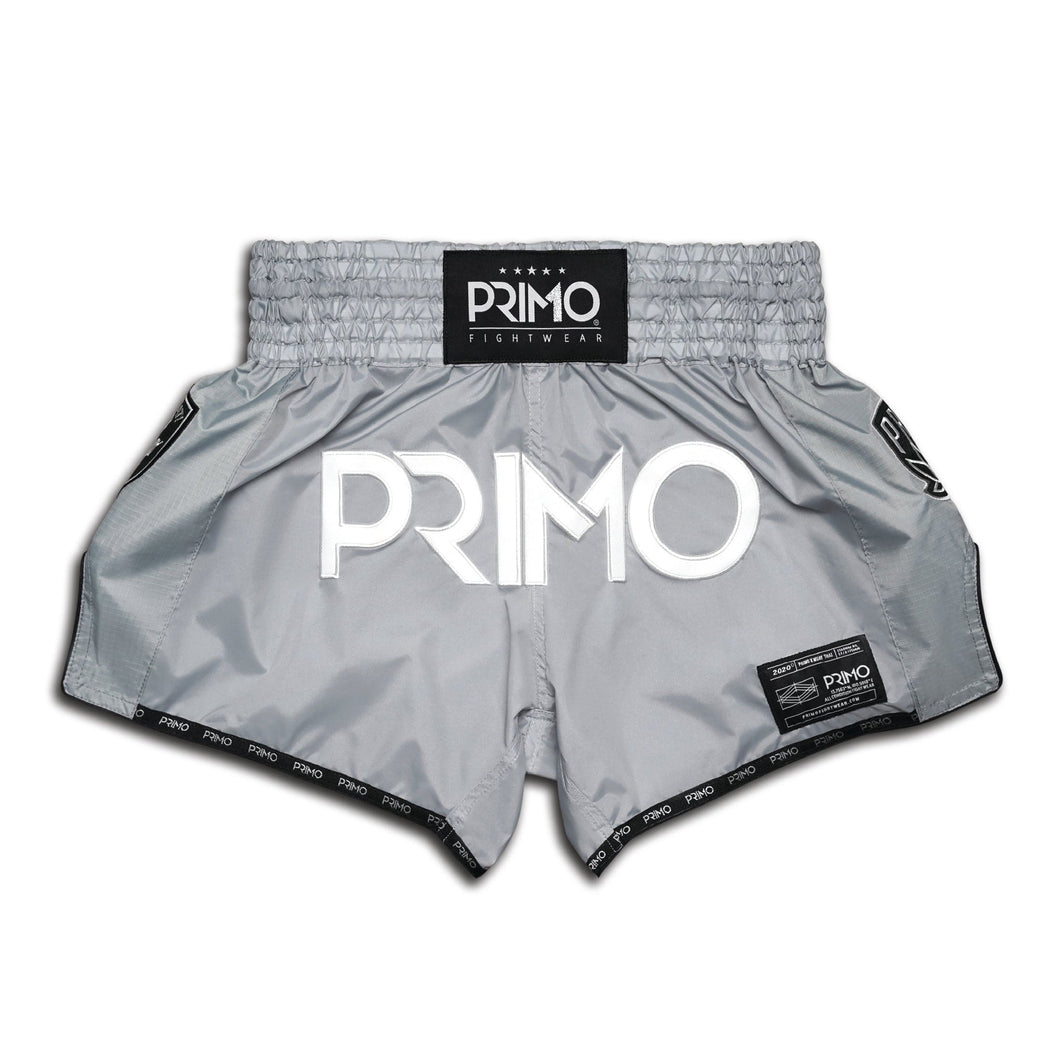 Super-Nylon Muay Thai Shorts - Hammerhead Grey