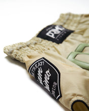 Load image into Gallery viewer, Super-Nylon Muay Thai Shorts - Mantis Tan
