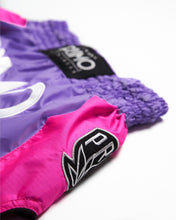 Load image into Gallery viewer, Super-Nylon Muay Thai Shorts - Purple Rain
